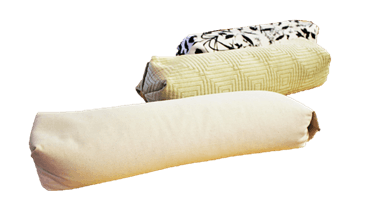 White Lotus Home BUCKWHEAT NECK ROLL with Cover - 4x17 Cylinder White Lotus Home BUCKWHEAT NECK ROLL with Cover - 4x17 Cylinder