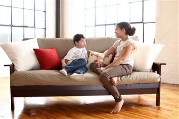 White Lotus Home Organic Cotton Boulder Futon without Fire Retardant White Lotus Home Organic Cotton Boulder Futon without Fire Retardant