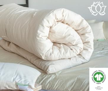 White Lotus Home Organic Wool Topper White Lotus Home Organic Wool Topper