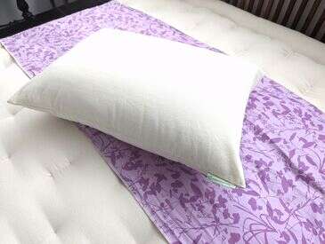White Lotus Home Waterproof Organic Cotton Pillow Protector White Lotus Home Waterproof Organic Cotton Pillow Protector