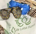Buckwheat Hulls Eye Pillow in Organic Cotton Sateen Fabrics