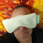 Buckwheat Hulls Eye Pillow in Waterproof Fabric